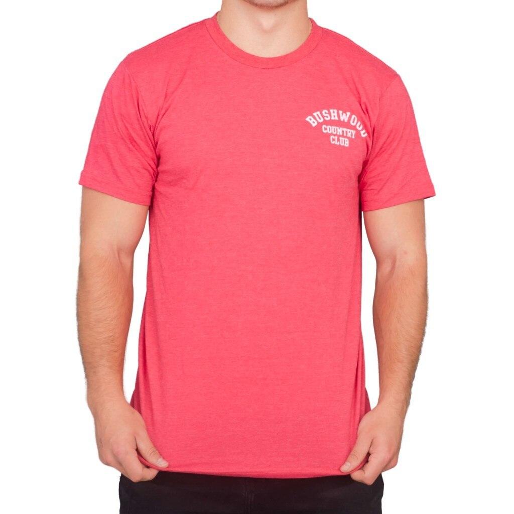 Caddyshack Bushwood Country Club Heather Red T-shirt-tvso