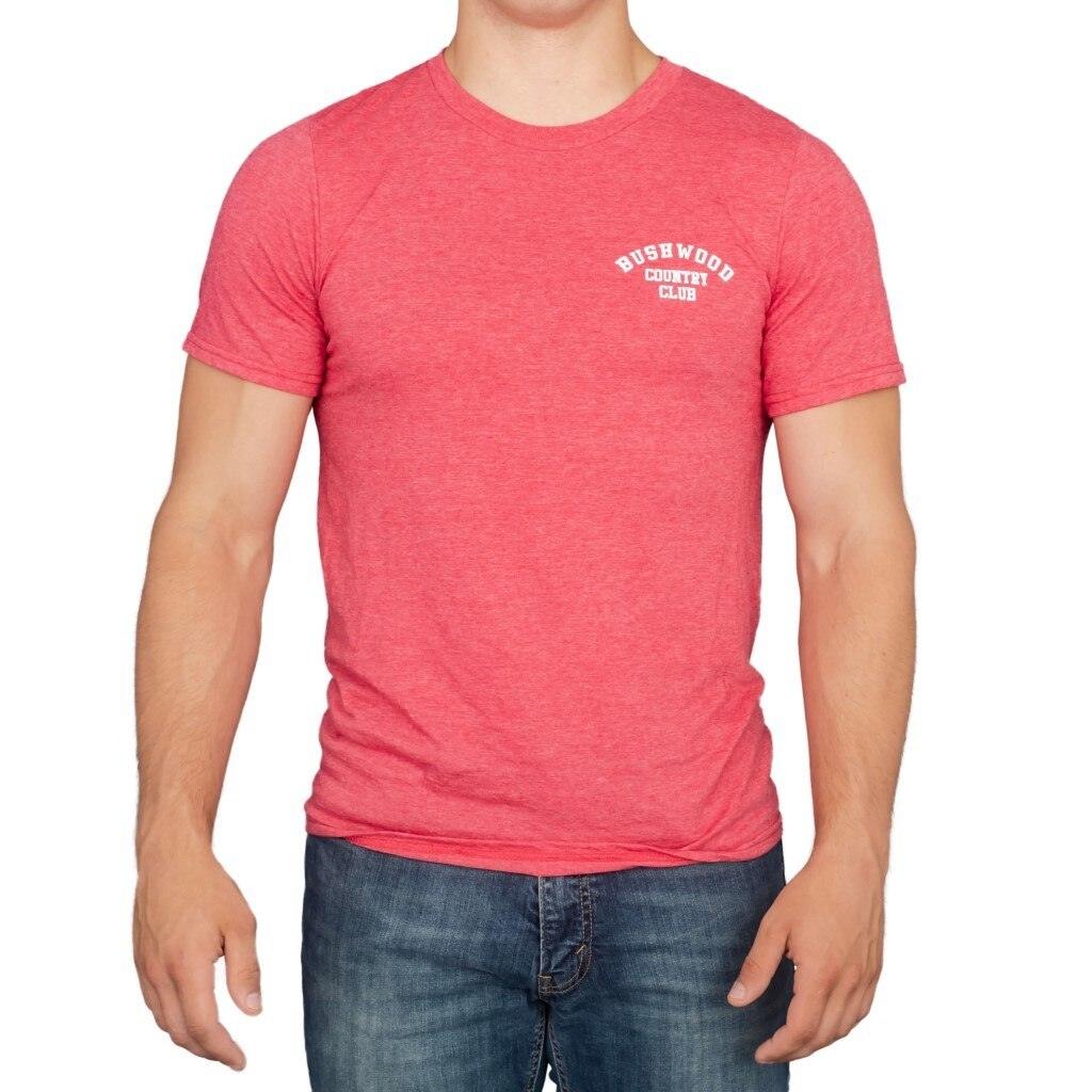 Caddyshack Bushwood Country Club Heather Red T-shirt-tvso