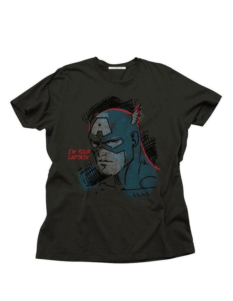 Captain America I'm Your Captain T-Shirt-tvso