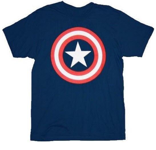 Captain America Star Logo T-shirt-tvso