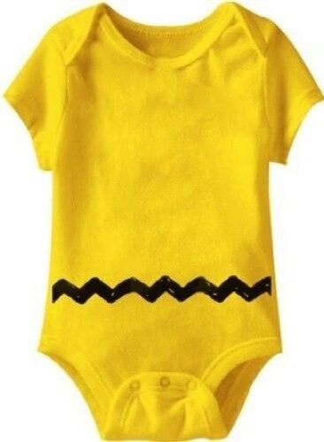 Charlie Brown Costume Yellow Romper-tvso