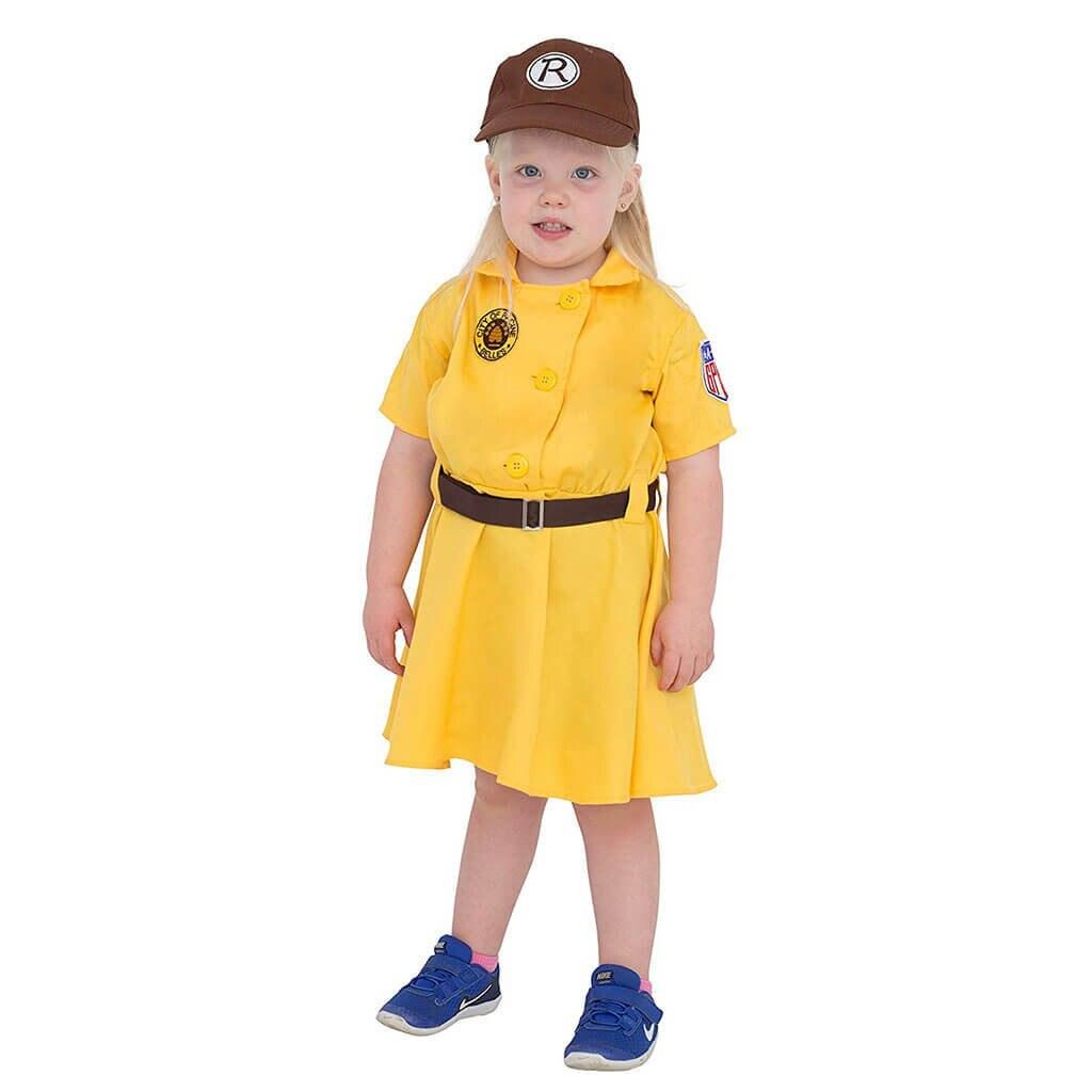 Children's Racine Belles AAGPBL Baseball Dress-tvso