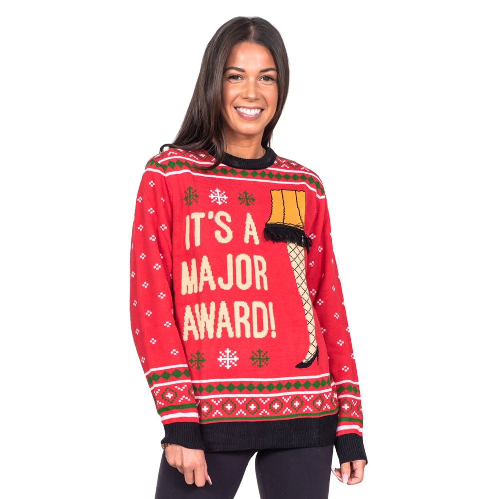 Christmas Story Leg Lamp Sweater - TVStoreOnline