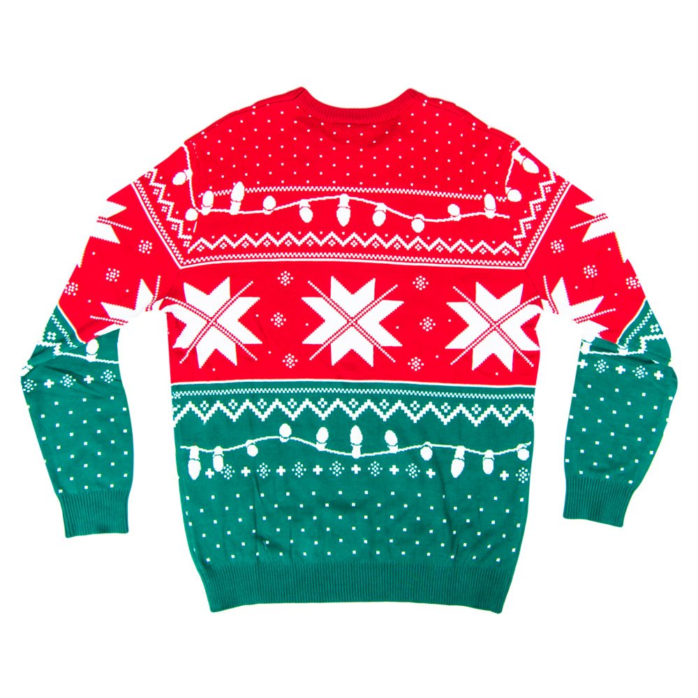 Christmas Vacation Jolliest Bunch of A*Holes Red and Green Ugly Christmas Sweater - TVStoreOnline