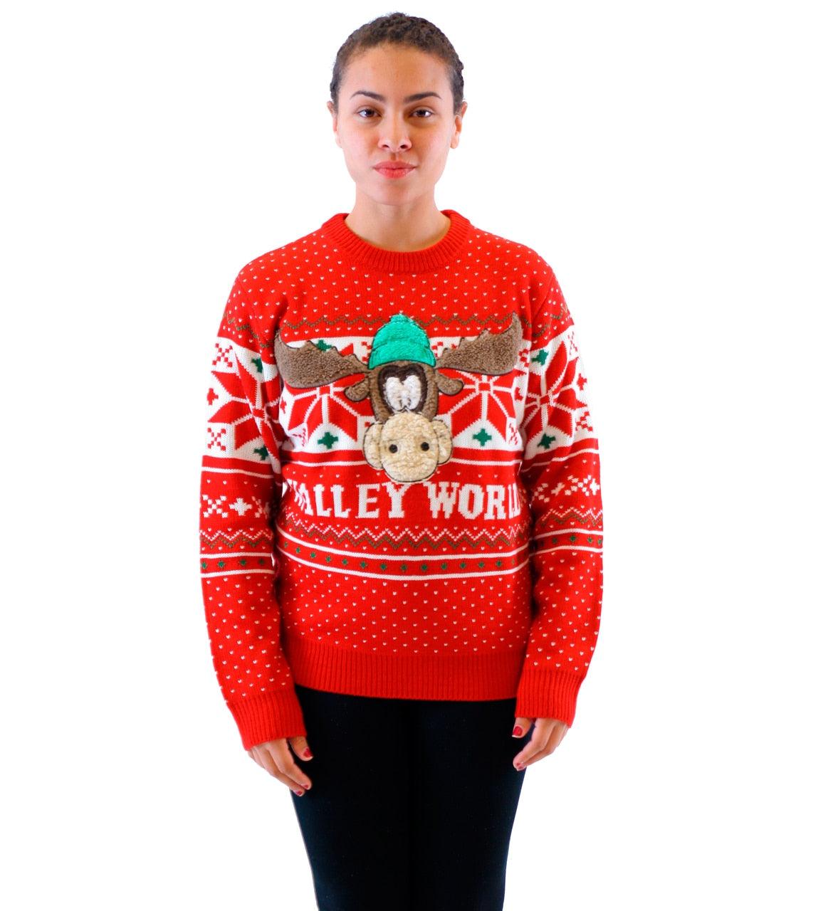 Christmas Vacation Marty Moose Walley World Ugly Sweater-tvso