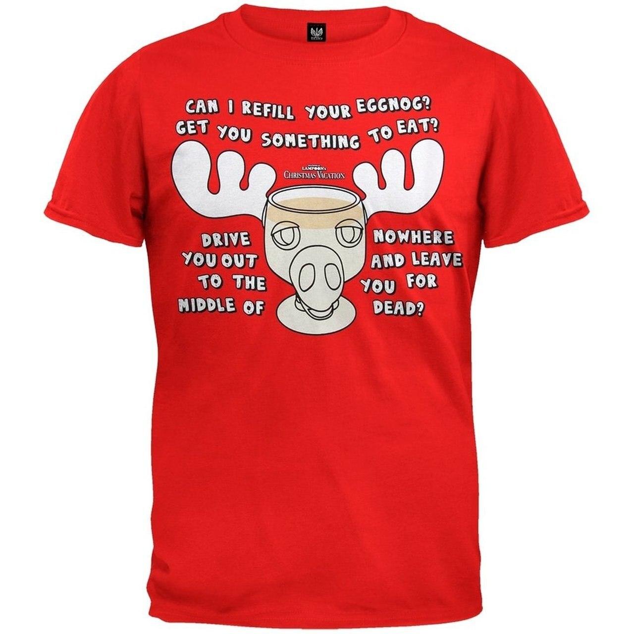 Christmas Vacation Moose Mug T-shirt-tvso