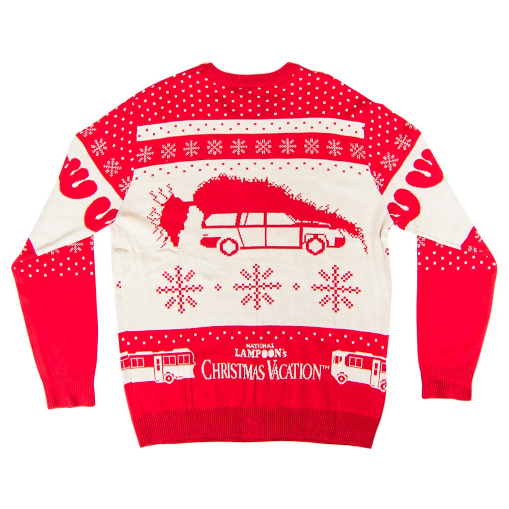 Christmas Vacation The Griswold's Threshold Clark Santa Hat Ugly Christmas Sweater - TVStoreOnline