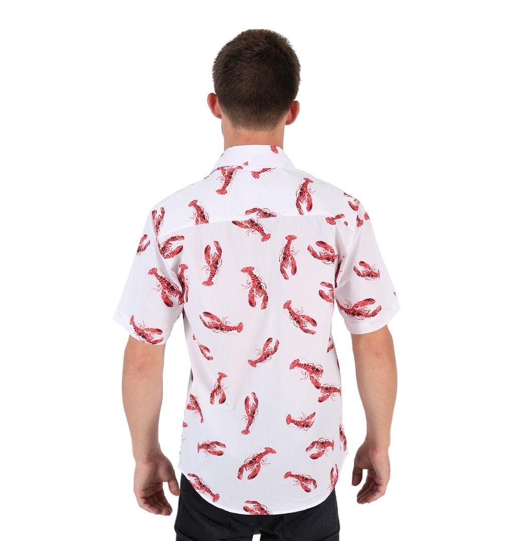 Cosmo Kramer Lobster Button-Up Shirt-tvso