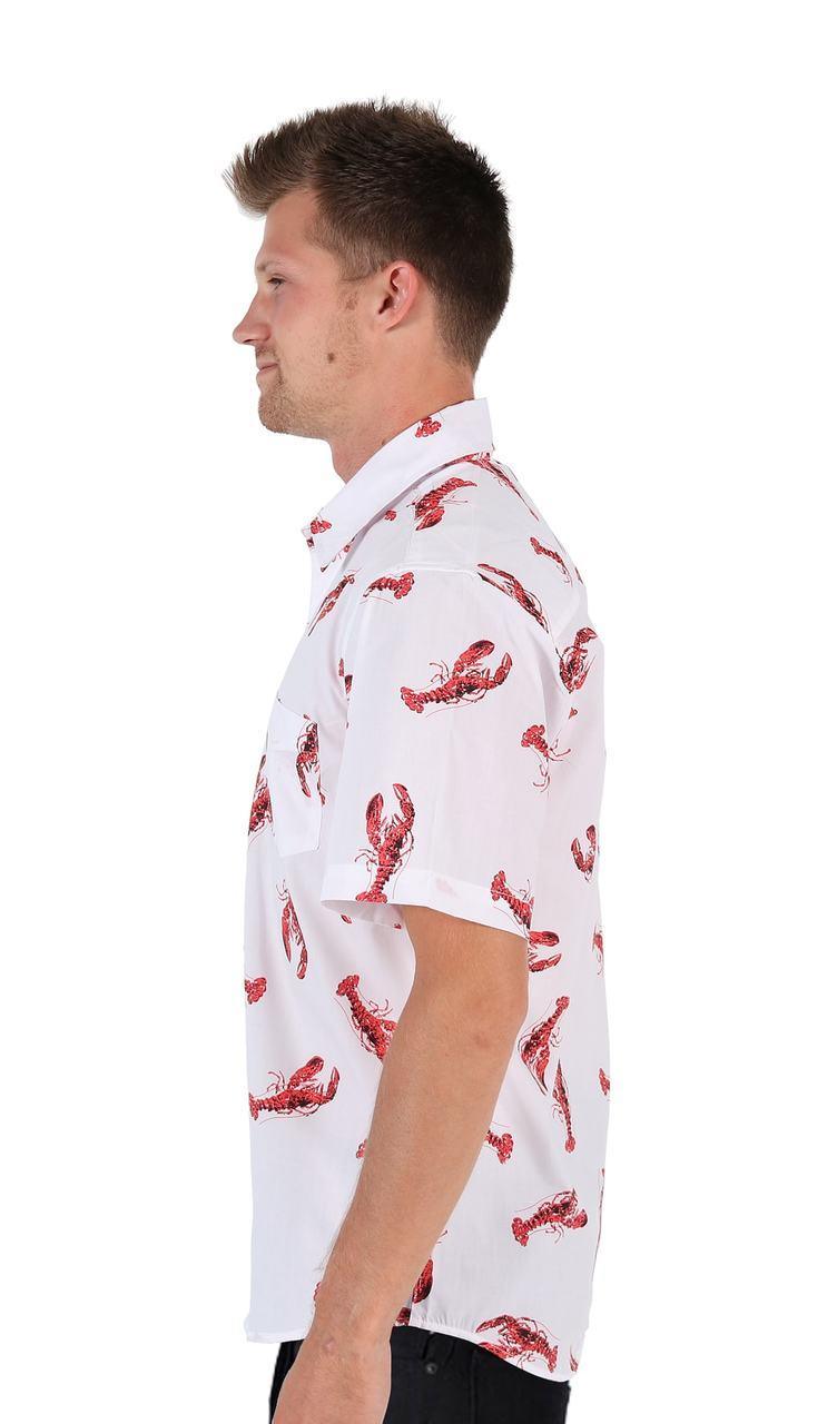 Cosmo Kramer Lobster Button-Up Shirt-tvso