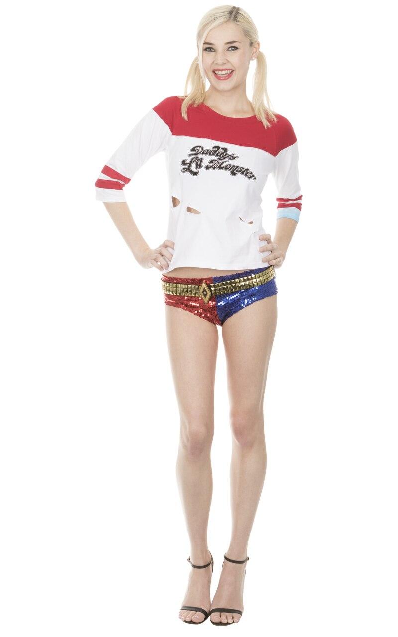 Daddy's Little Monster Raglan T-shirt-tvso