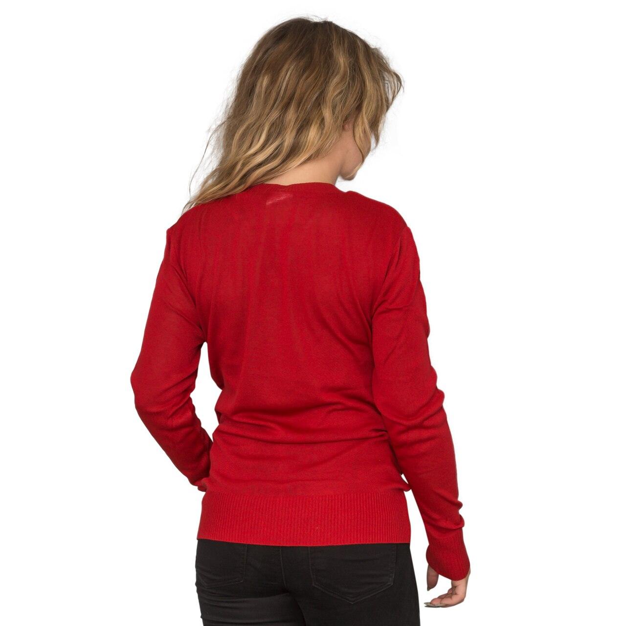 Darth Vader Adult Red Sweater-tvso