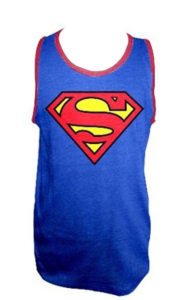 DC Comics Superman Logo T-shirt Tank Top-tvso