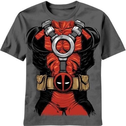 Deadpool Ed Pool Costume T-shirt-tvso