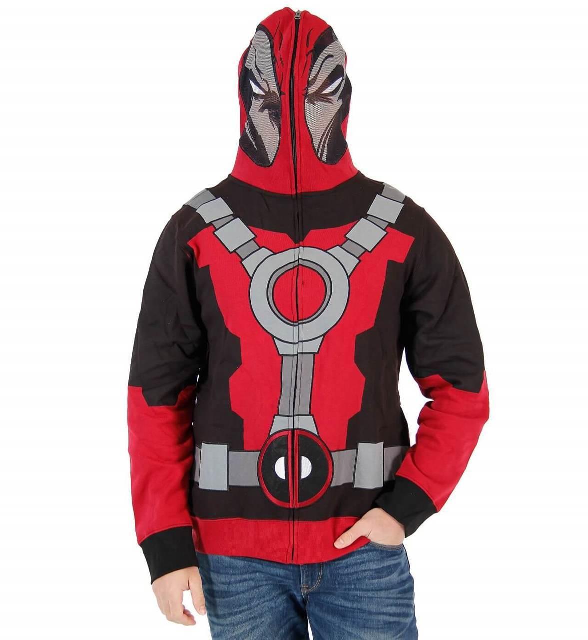 Deadpool Mr. Pool Adult Costume Hoodie Sweatshirt-tvso