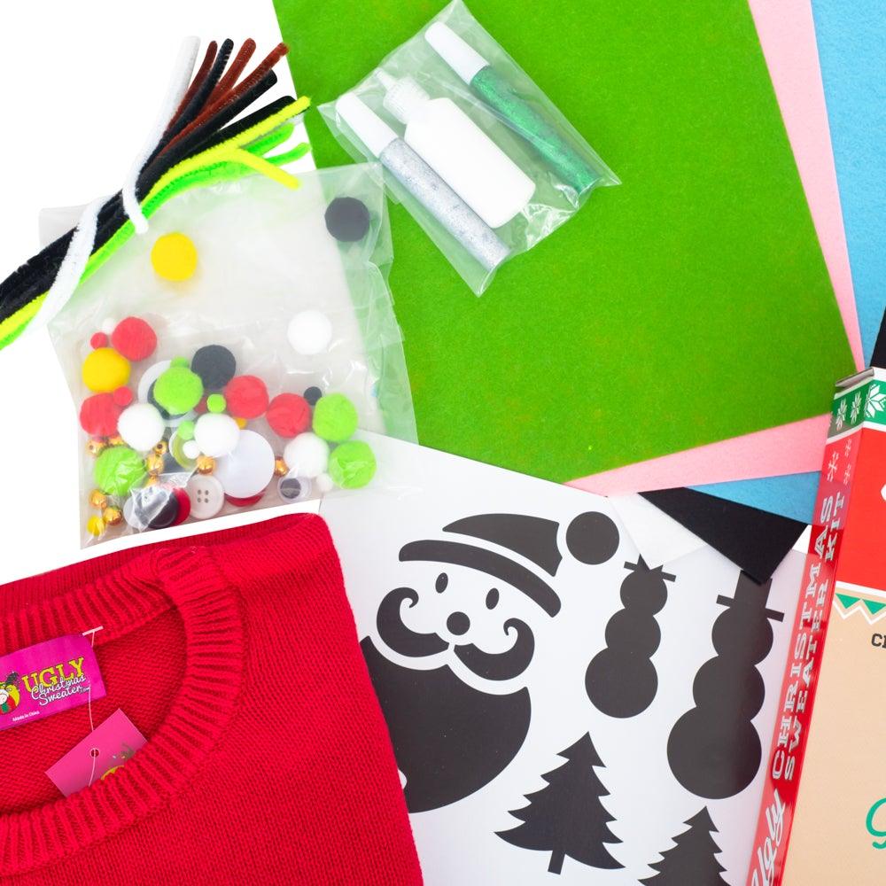 DIY Ugly Christmas Sweater Kit - Create Your Own Sweater - TVStoreOnline