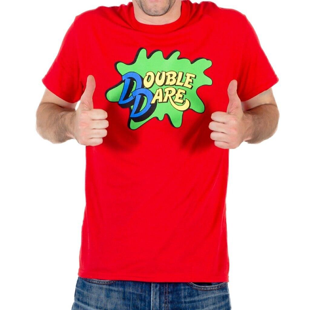 Double Dare Logo Costume T-shirt Tee-tvso