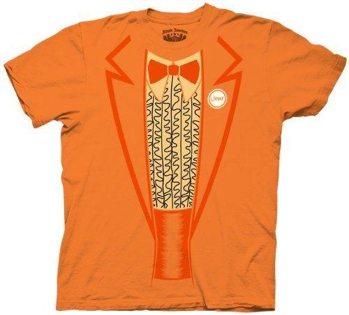Dumb & Dumber Tuxedo Tux Costume Orange T-Shirt-tvso
