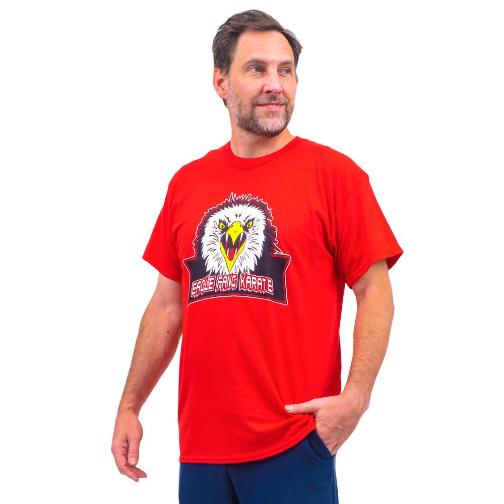Eagle Fang Karate Cobra Red Adult Halloween Costume T-Shirt Tee - TVStoreOnline