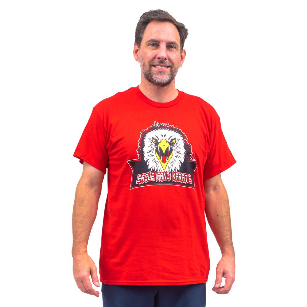 Eagle Fang Karate Cobra Red Adult Halloween Costume T-Shirt Tee - TVStoreOnline