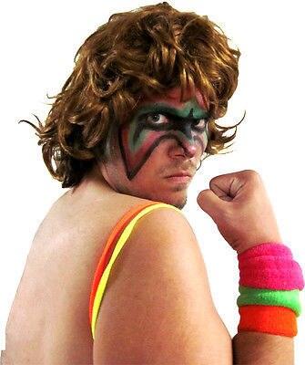Extreme Warrior Wrestling Costume Wig-tvso