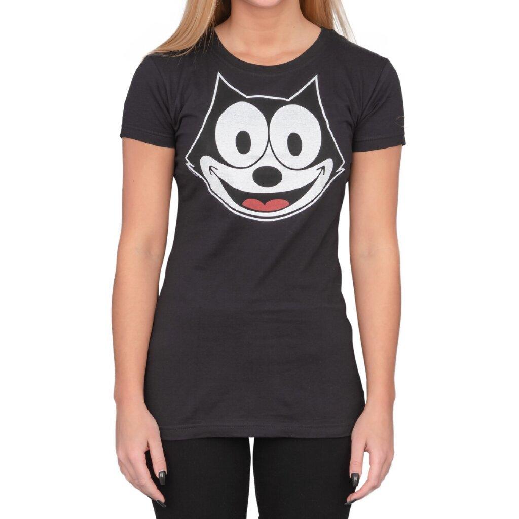 Felix the Cat Face Outline T-shirt-tvso