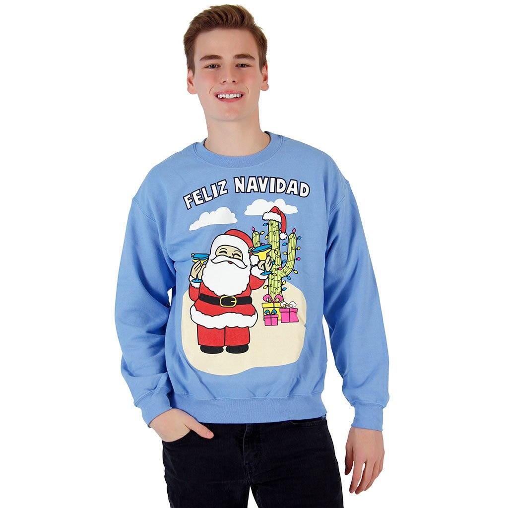 Feliz Navidad Ugly Sweatshirt-tvso