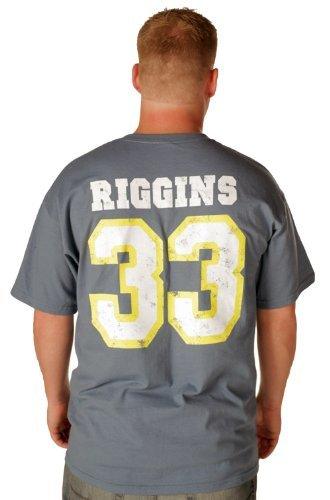 Football Panthers 33 Riggins T-Shirt-tvso