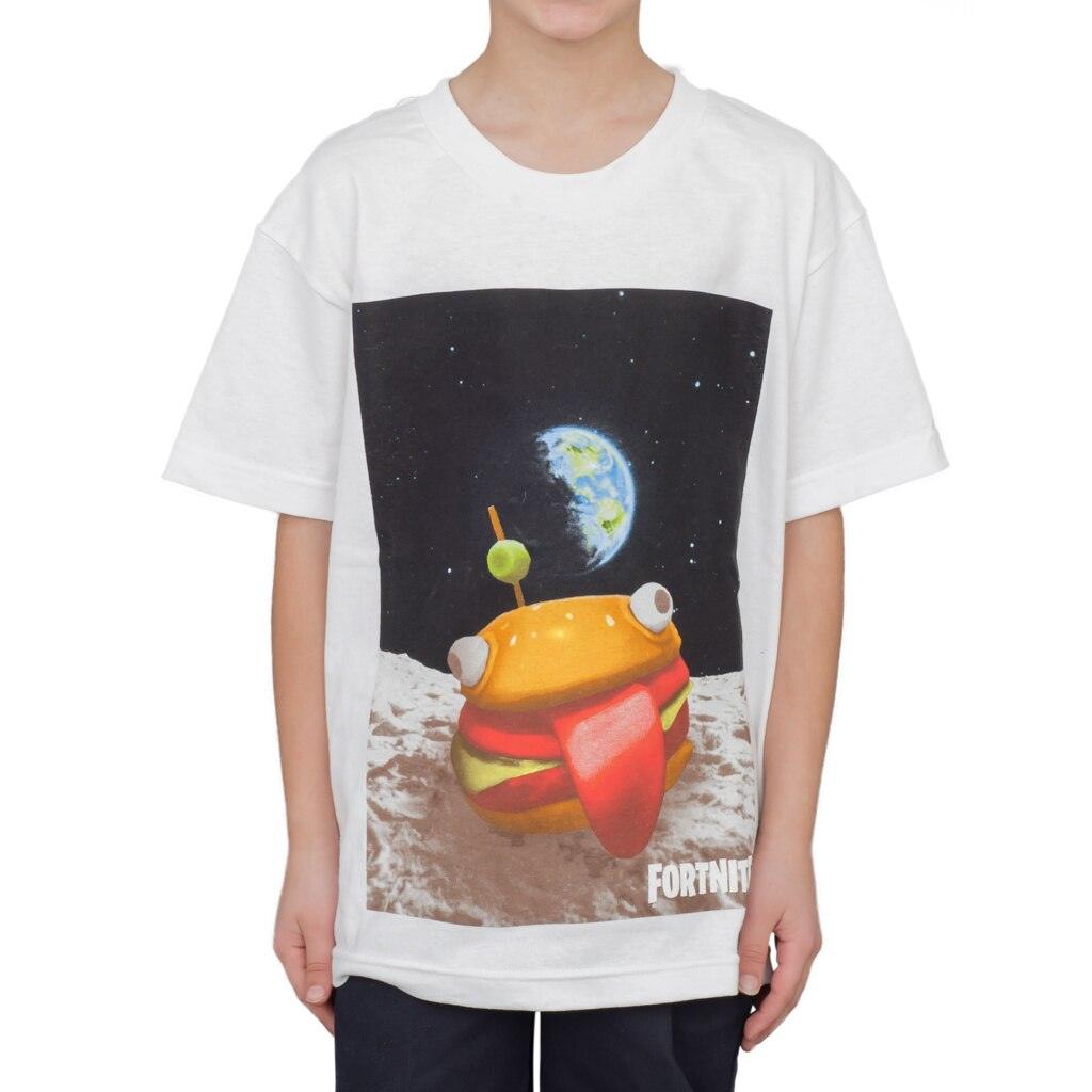 Fortnite Durrr Burger Space Youth White T-shirt-tvso