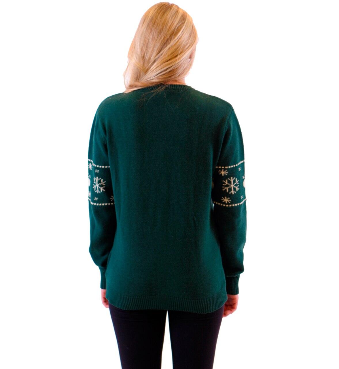 Fragile Leg Lamp Light Up Ugly Christmas Xmas Sweater-tvso