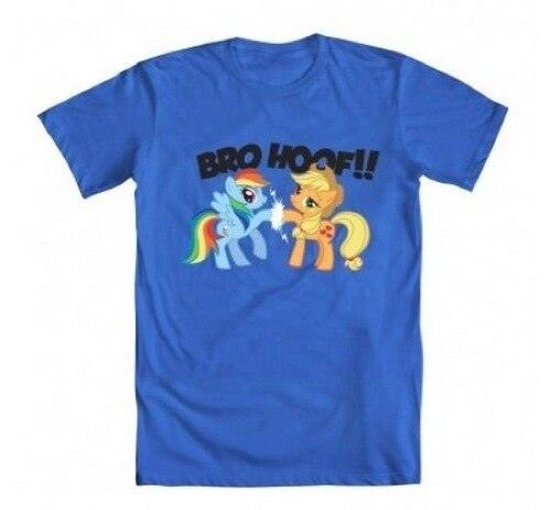 Friendship Is Magic Rainbow Dash and Applejack Bro Hoof T-shirt-tvso