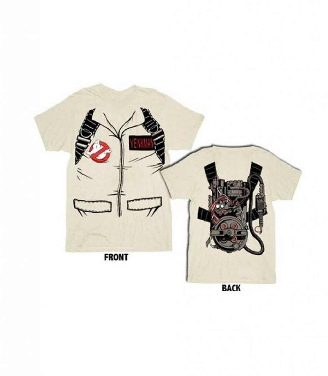 Full Venkman's Costume with Backpack Print T-shirt Tee-tvso