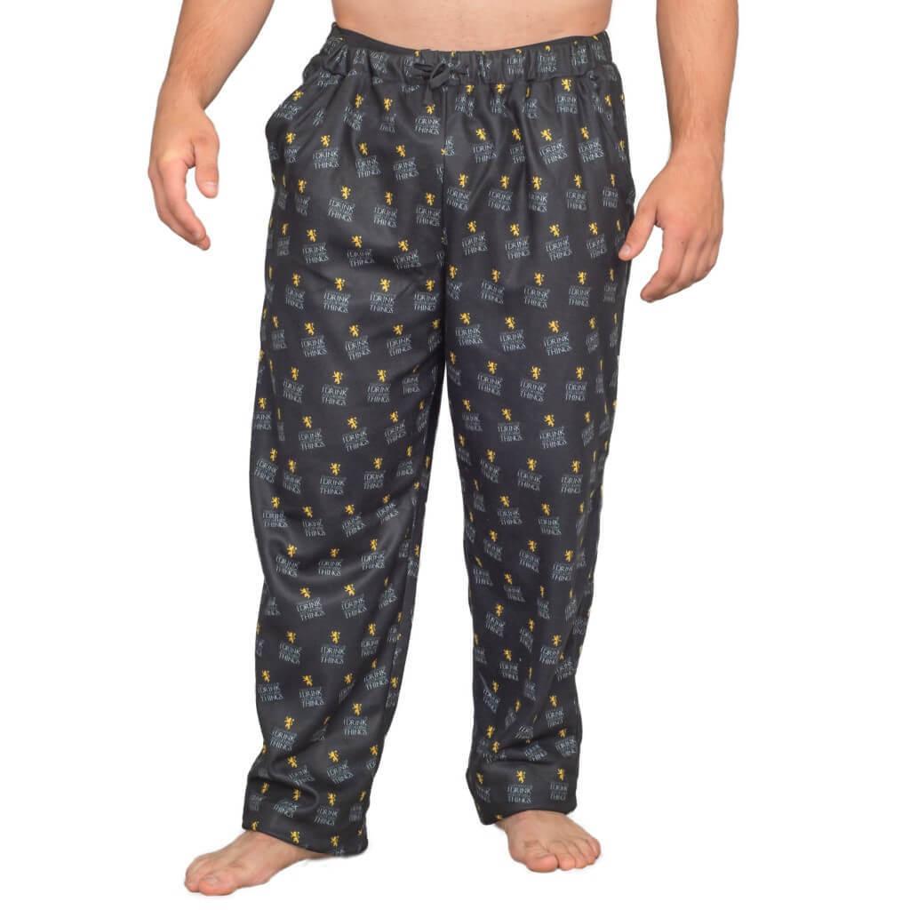 GOT I Drink and I Know Things Adult Unisex Funny Lounge Pants Pajamas - TVStoreOnline
