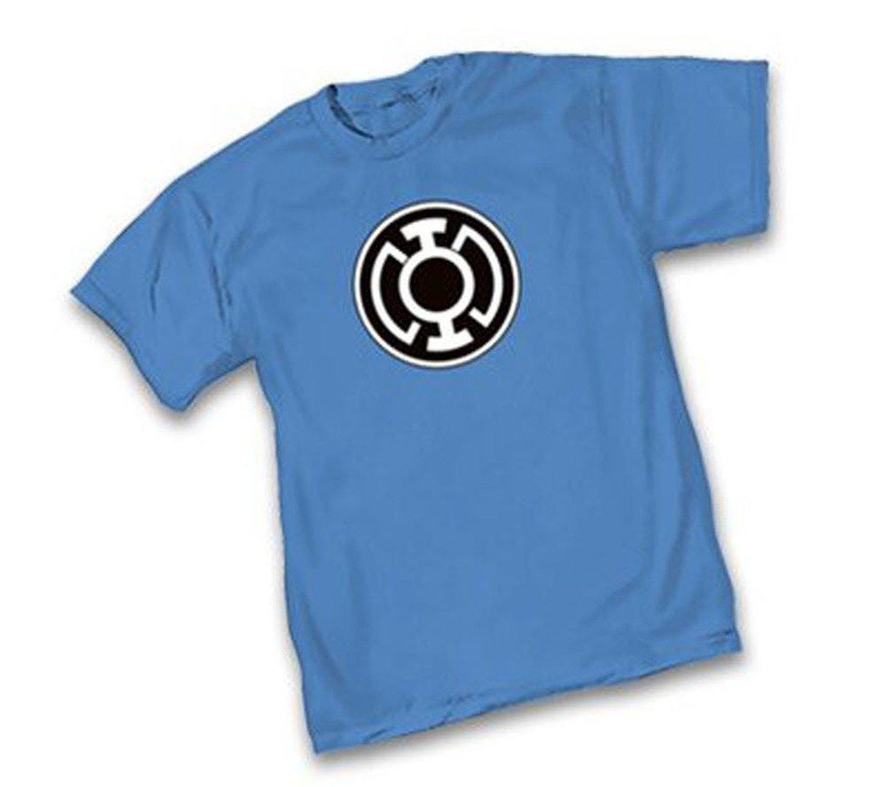 Green Lantern Blue Lantern Corps Symbol Light T-Shirt-tvso