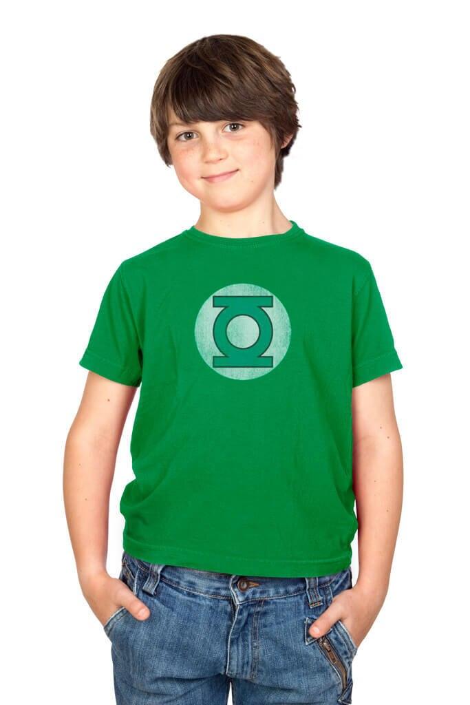 Green Lantern Distressed Logo Youth T-shirt-tvso