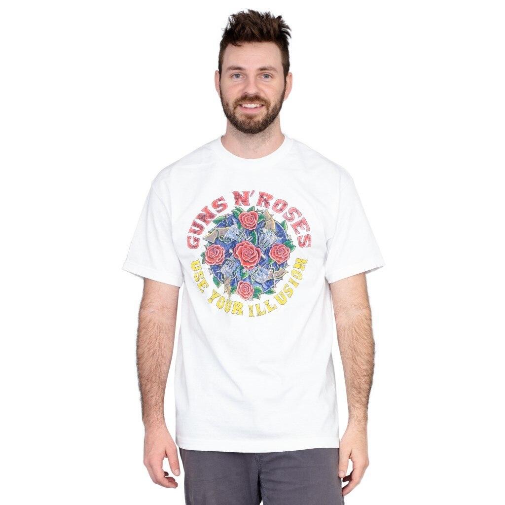 Guns n' Roses Use Your Illusion White T-Shirt-tvso
