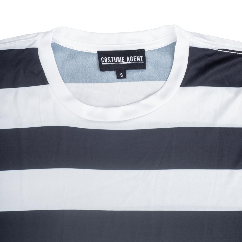 Halloween Costume Waldo Robber Striped Long Sleeve Shirt - TVStoreOnline