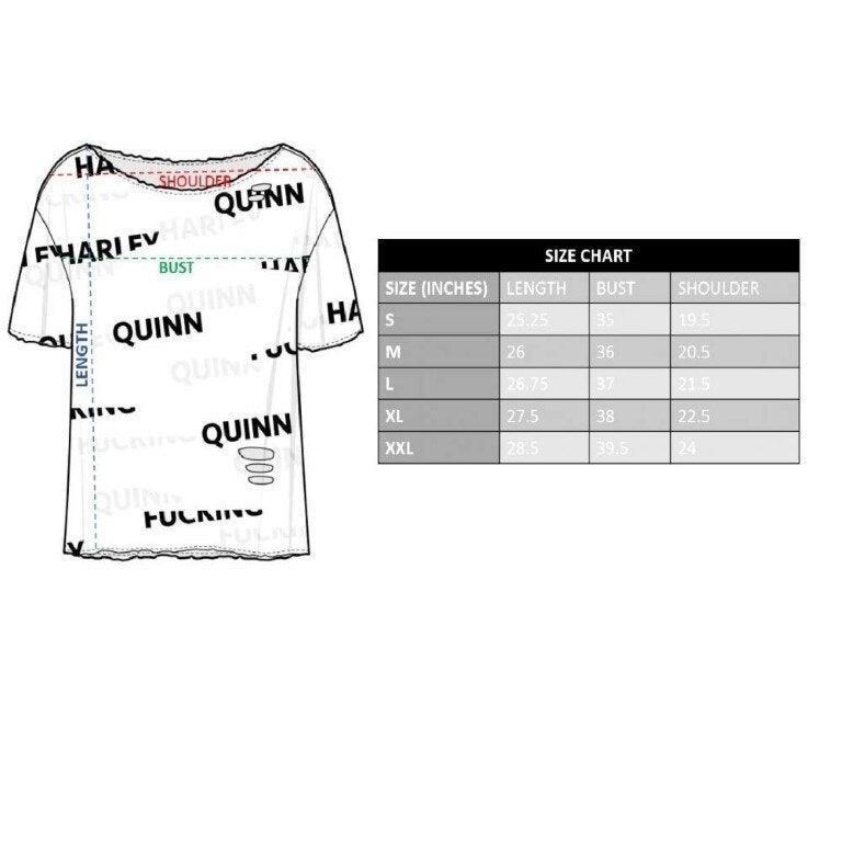 Harley Quinn Birds of Prey Cosplay Distressed T-Shirt-tvso