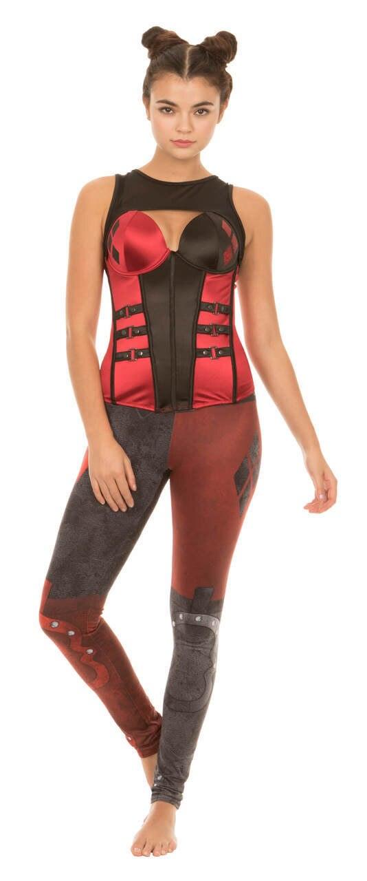 Harley Quinn Costume Corset-tvso
