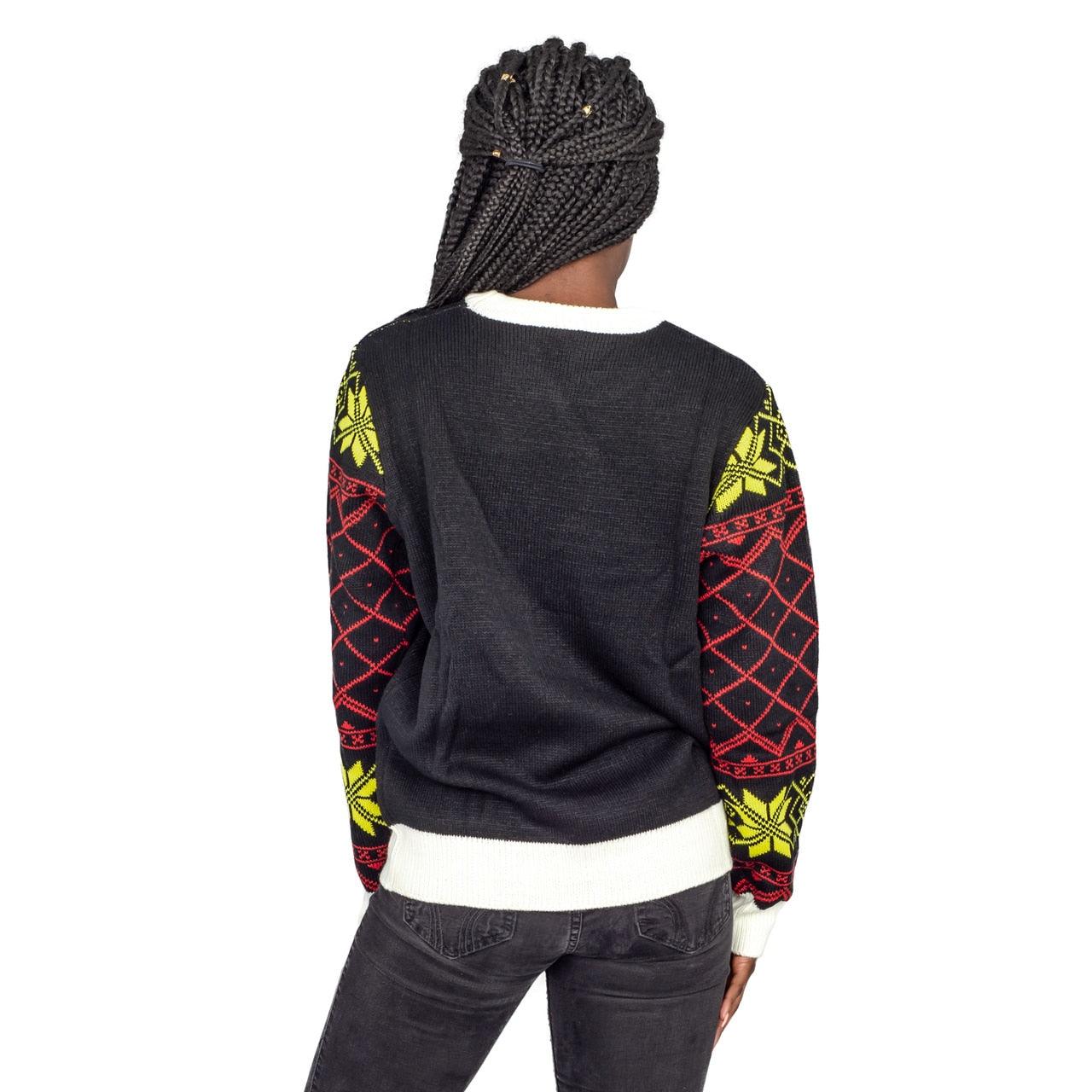 Harry Potter Owl Deathly Hallows Sign Ugly Christmas Sweater-tvso