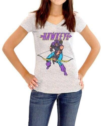 Hawkeye Bow Down Juniors T-shirt-tvso