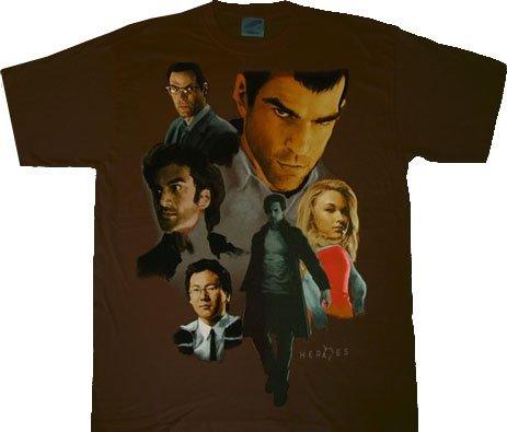 Heroes Characters Painting T-shirt-tvso