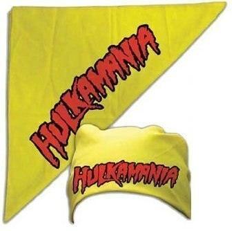 Hulkamania Red/Gold Bandana-tvso