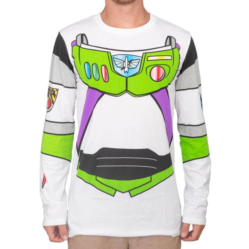 I am Buzz Lightyear Adult Long Sleeve Costume T-Shirt 4XL I am Buzz Lightyear Adult Long Sleeve Costume T-Shirt 4XL