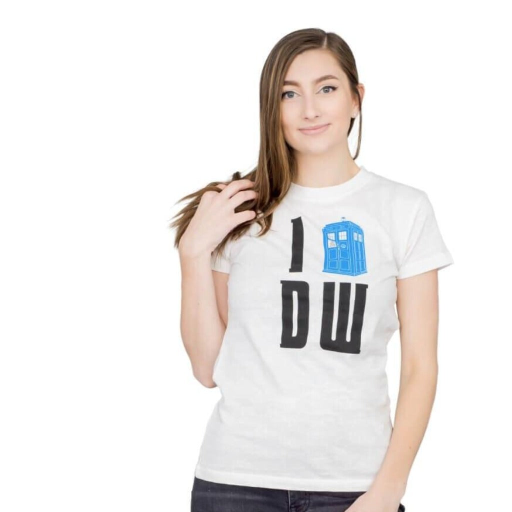 I Heart (Tardis) DW T-shirt-tvso