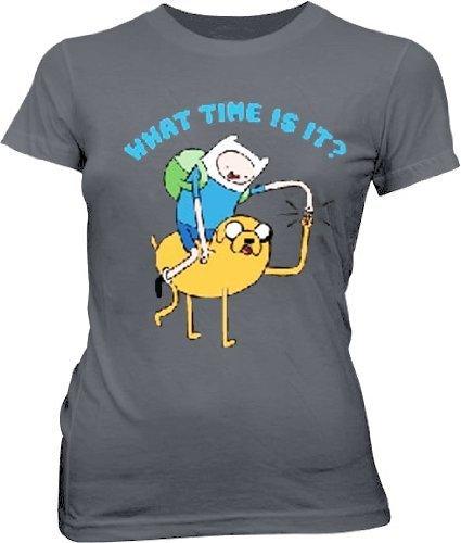 Jake and Finn What Time Is It Pound T-Shirt-tvso