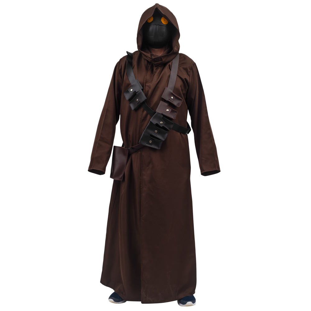 Jawas Space Wars Alien Cloak with LED Mask Halloween Costume Cosplay - TVStoreOnline