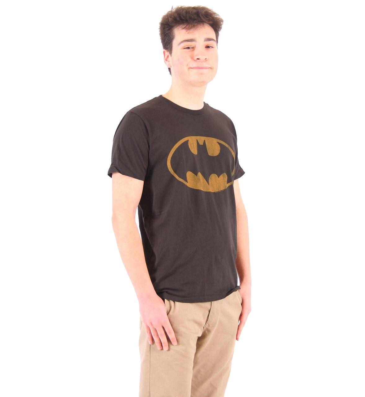 Junk Food Batman Distressed Logo T-shirt-tvso