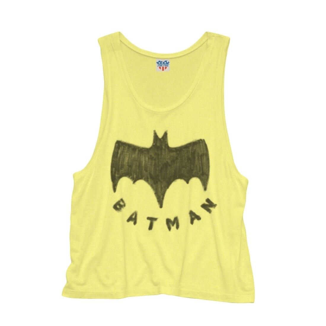 Junk Food Batman Logo Juniors Tank Top-tvso