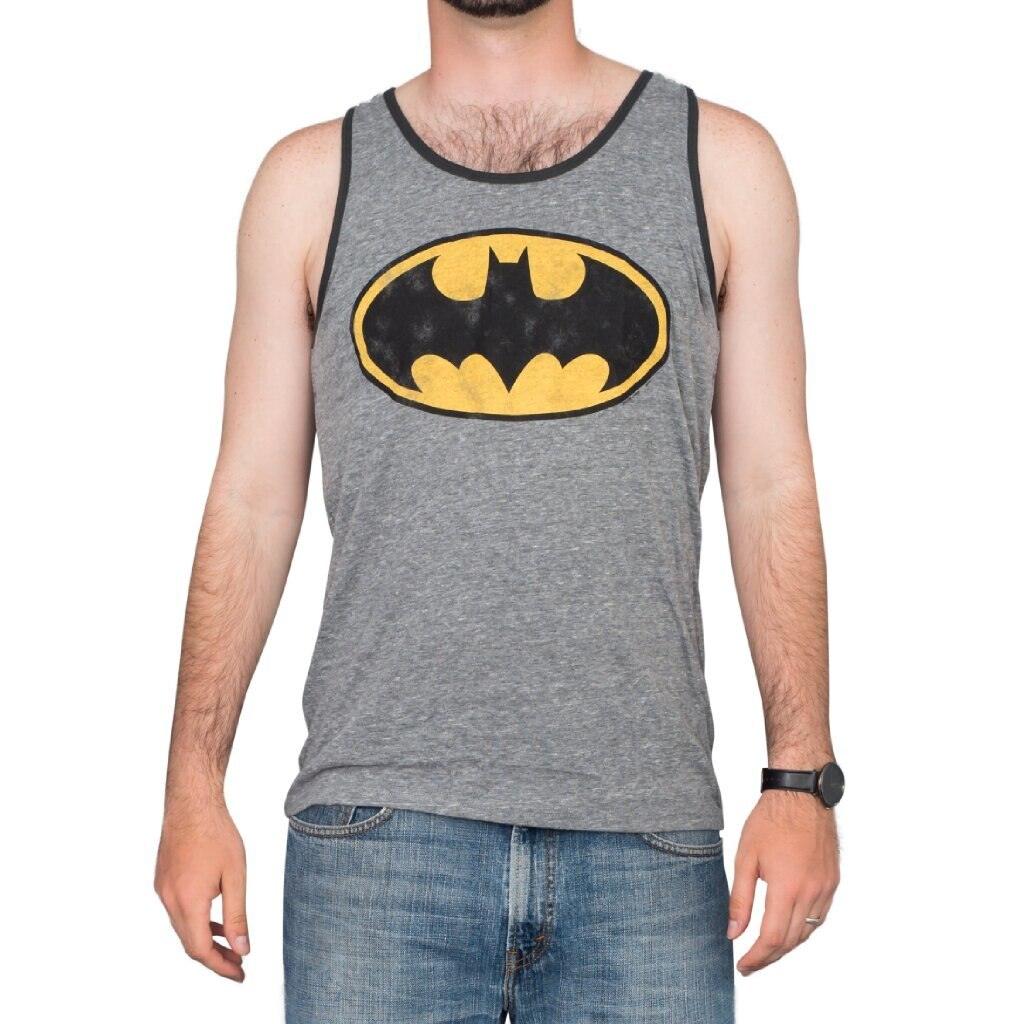 Junk Food DC Comics Batman Logo Tank-tvso