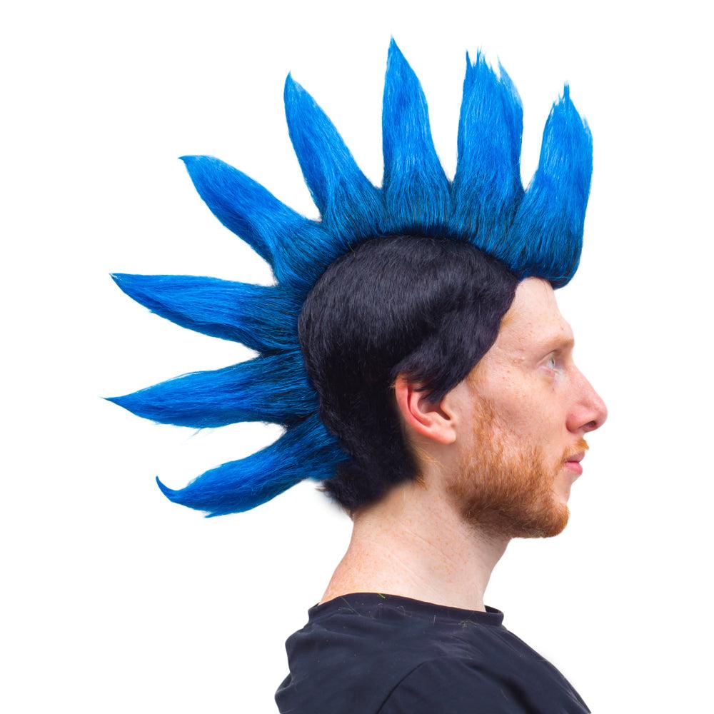 Karate Cobra Mohawk Halloween Costume Blue or Red Wig Cosplay - TVStoreOnline